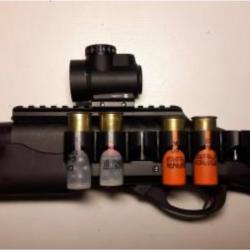 Rail picatinny avec porte cartouche x6 pour Regminton 870