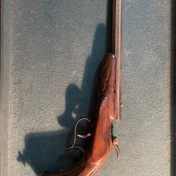 Pistolet de duel poudre noire. Calibre 6 mm