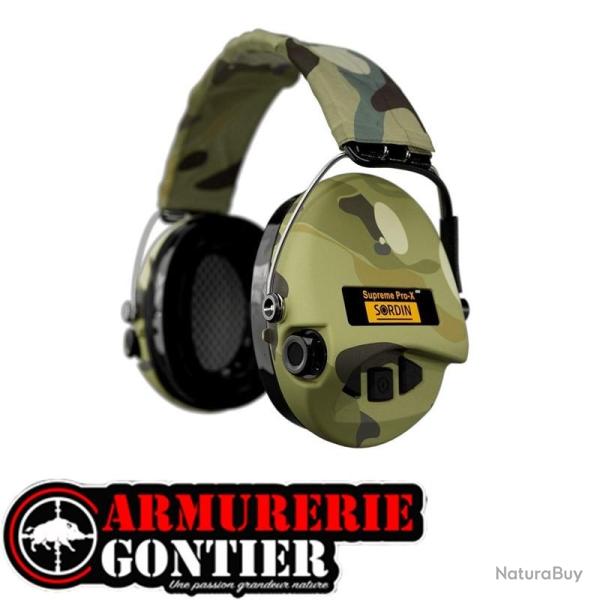 Casque Sordin Supreme Pro-X LED camo gel