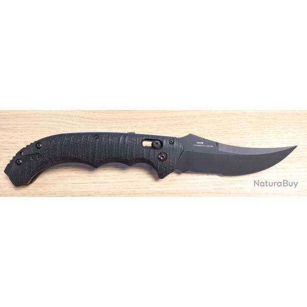 *** Couteau Benchmade Auto Bedlam Black Mixte - Lame 102mm - Manche G10 - Clip r�versible ***