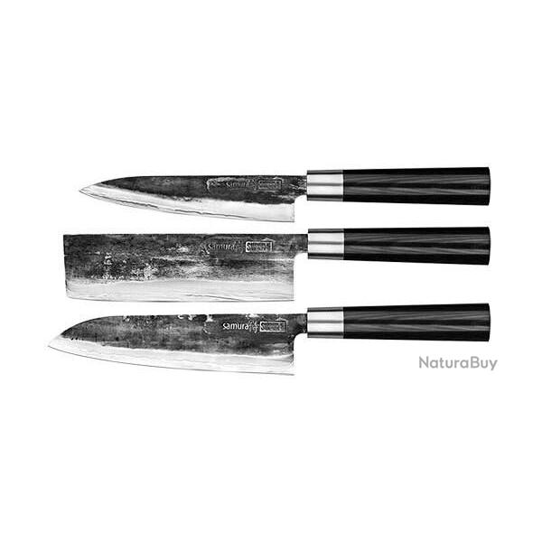 Coffret 3 couteaux Samura Super 5