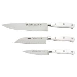 Set de 3 Couteaux Arcos Riviera - Blanc