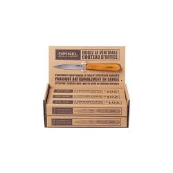 Set de 6 Couteaux Opinel Carbone n&deg;102 H&ecirc;tre