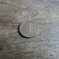 monnaie 1 pfennig  1985