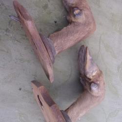 r&acirc;telier /porte fusil pour 1 arme hauteur 17 cm