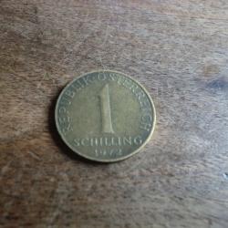 monnaie  1 schiling  1972