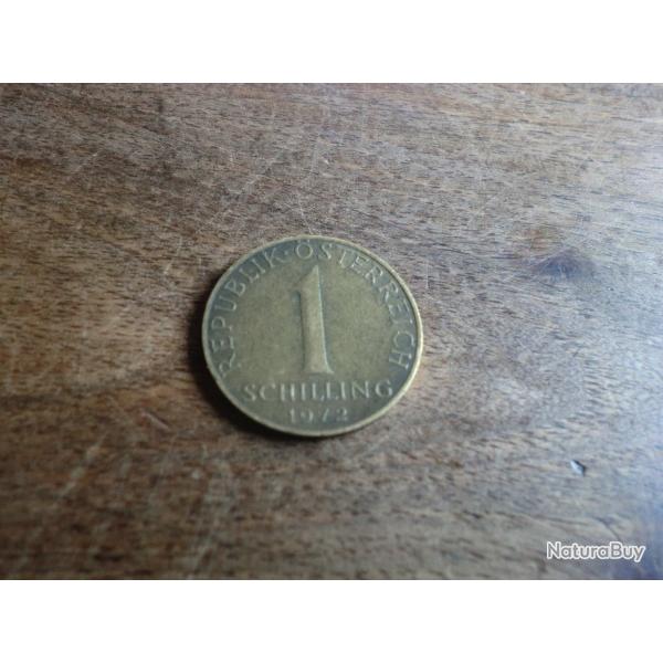 monnaie  1 schiling  1972