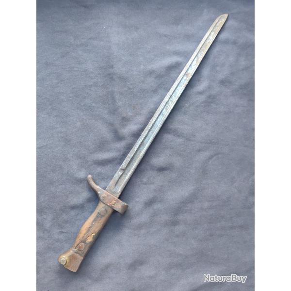 Baionnette Berthier 1892 quillon court - France