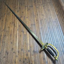 &Eacute;P&Eacute;E MOD&Egrave;LE 1872-84 DE POLYTECHNIQUE LAME SIGN&Eacute;E DE COULAUX A KLINGENTHAL