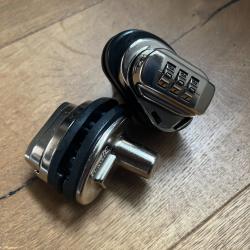 Cadenas verrous de pontet lot de 2