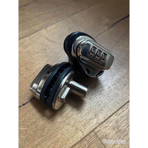 Cadenas verrous de pontet lot de 2