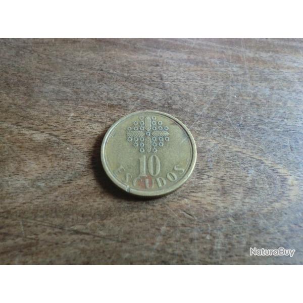 monnaie 10 escudos  1986