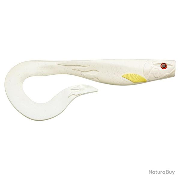 Leurre souple ILLEX Dexter eel 280 Pearl bone