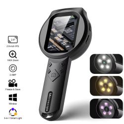 Loupe Num&eacute;rique HD 1080P - &Eacute;cran IPS 2.8" - Grossissement 100X - Microscope Portable - USB-C