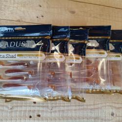 Leurres souples ADUSTA Penta Shad 3'' col. 04 - Lot de 6 pochettes