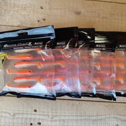 Leurres souples ADUSTA Penta Shad 3'' col. 100 - Lot de 6 pochettes