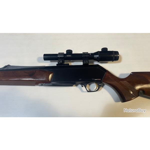 CARABINE BROWNING, MOD�LE BAR SHORT TRACK, CALIBRE : 7mm WSM, TR�S BON �TAT, + LUNETTE DE BATTUE.