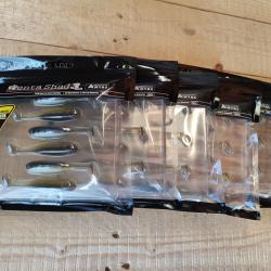 Leurres souples ADUSTA Penta Shad 3'' col. 118 - Lot de 6 pochettes