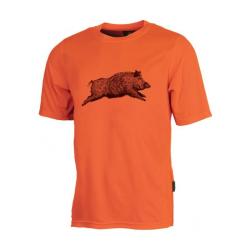 T shirt TREELAND enfant ORANGE SANGLIER