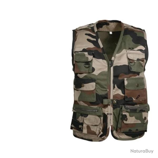 GILET REPORTER ENFANT CAMO