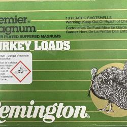 Cartouches REMINGTON magnum turkey loads calibre 10/89 63.5g bj n&deg;4 x10