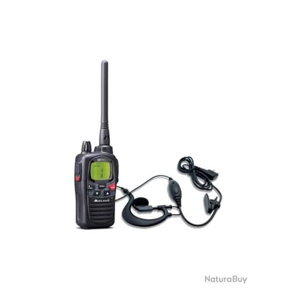 Talkie walkie Midland G9 pro + oreillette incluse