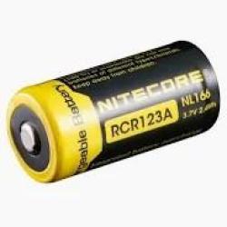 Pile Nitecore LI-iON 650MAH RCR123A NL166 3.7v