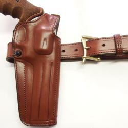 ETUI  CUIR "COMBAT" port SA pour carc moyenne (Entreprise artisanale fran&ccedil;aise)