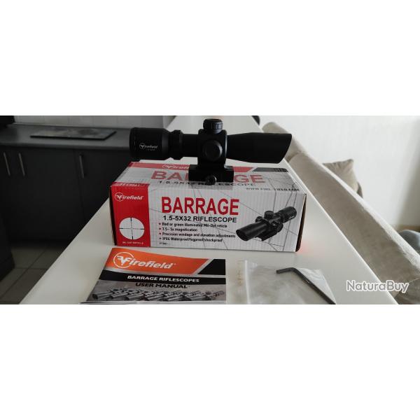 Lunette de tir firefield barrage