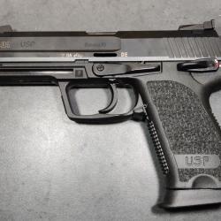 Pistolet HK USP SD, calibre 9x19 mm, canon filet&eacute;
