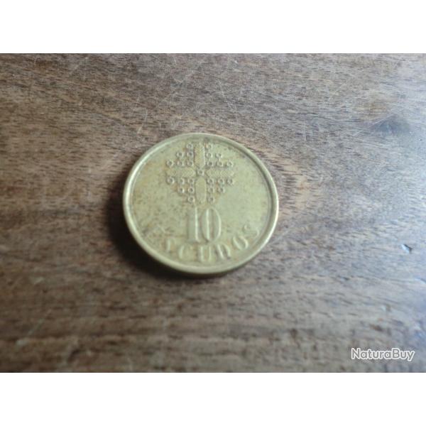 monnaie 10 escudos 1987