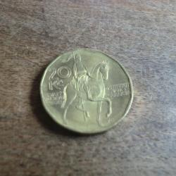 monnaie r&eacute;publique tch&egrave;que 20 korun