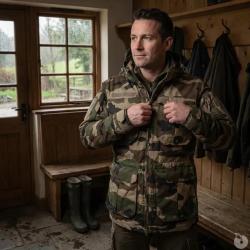 Veste longue Fighter camo de M &agrave; 3XL L