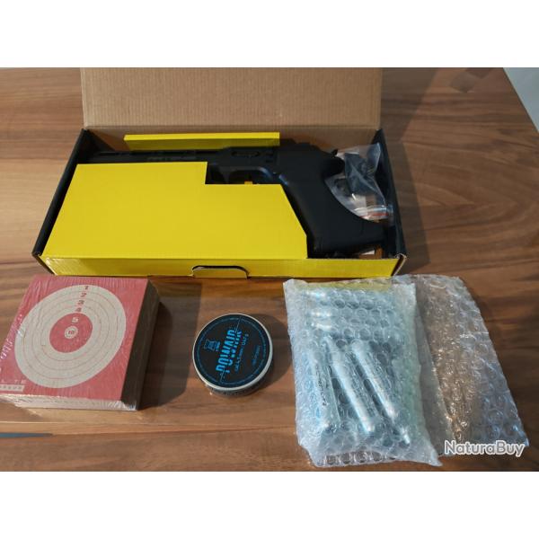 Pack pistolet Artemis CP400 CO2 4.5mm (3.5Joules)