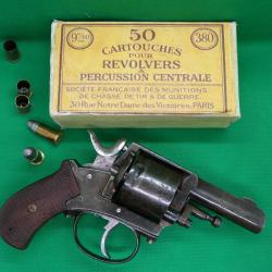 SANS PRIX de R&eacute;serve, Revolver Bulldog 380, Percussion centrale, Li&egrave;geois, XIX si&egrave;cle