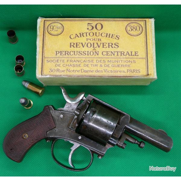 SANS PRIX de R�serve, Revolver Bulldog 380, Percussion centrale, Li�geois, XIX si�cle