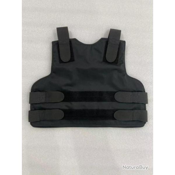 ENCHERE A GILET PARE BALLES 3A TRES DISCRET NOIR TAILLE L OU XL EN PE GARANTIE 10 ANS
