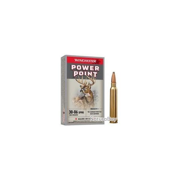 Balles Winchester Power point 30-06 sprg 180 grains