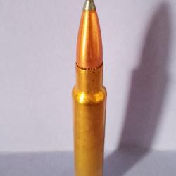 UNE !!! SUPERBE Cartouche cal. 340 WEATHERBY MAGNUM balle" SP "