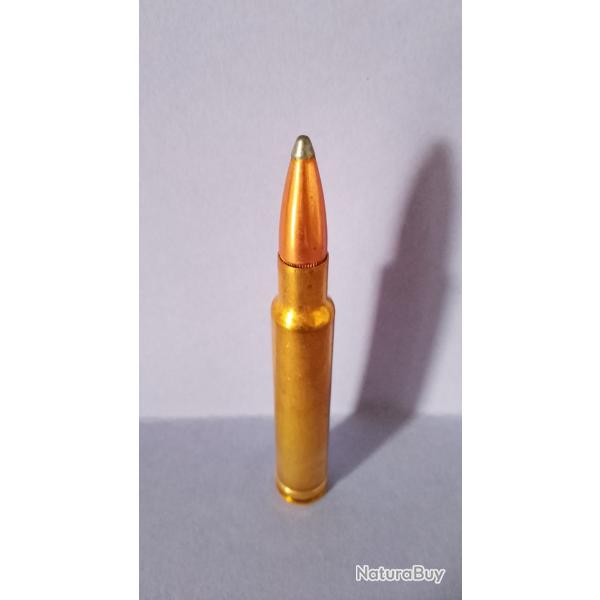 UNE !!! SUPERBE Cartouche cal. 340 WEATHERBY MAGNUM balle" SP "