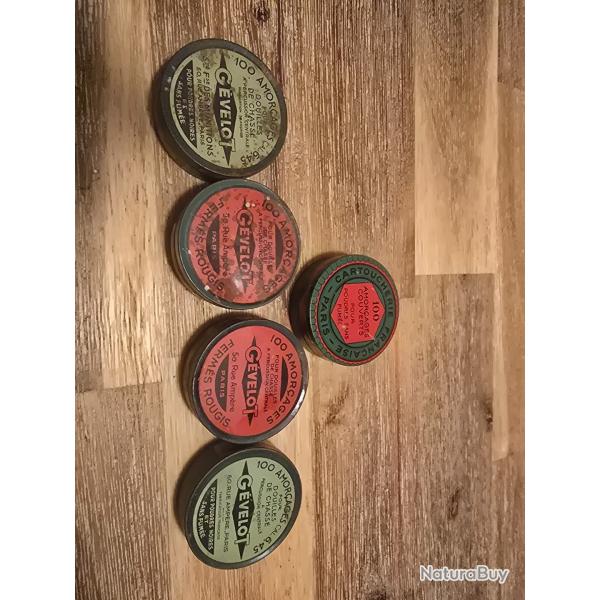 Lot amorces anciennes