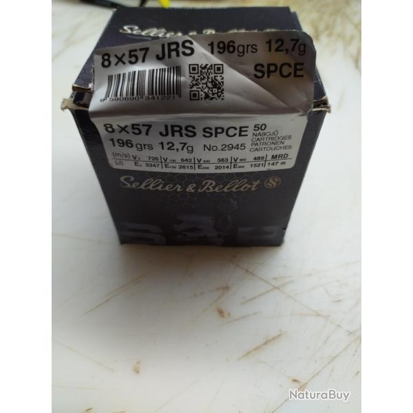 Balle sellier bellot 8x57 jrs  38 balles