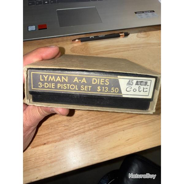 LYMAN DELUXE  VINTAGE JEU D'OUTILS 45 COLT