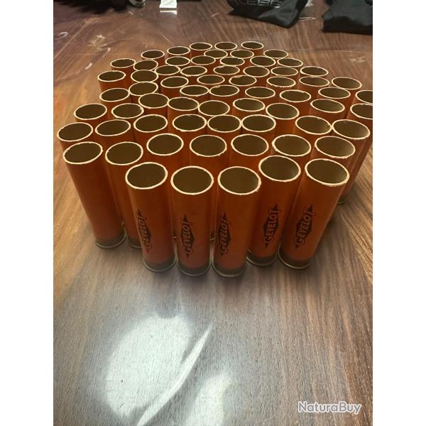 Douilles carton gevelot calibre 16