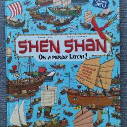 Grand livre jeu Shen Shan, On a perdu Litchi! L&eacute;vy et Laurent