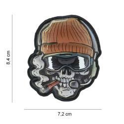 Patch 3D PVC Skull Beanie Warrior (101 Inc)