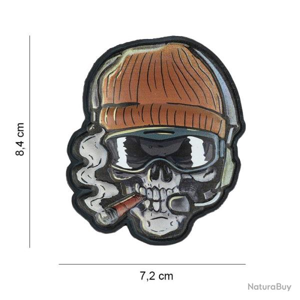 Patch 3D PVC Skull Beanie Warrior (101 Inc)