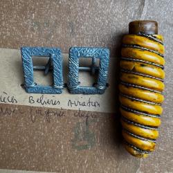 poign&eacute;e aviation orange