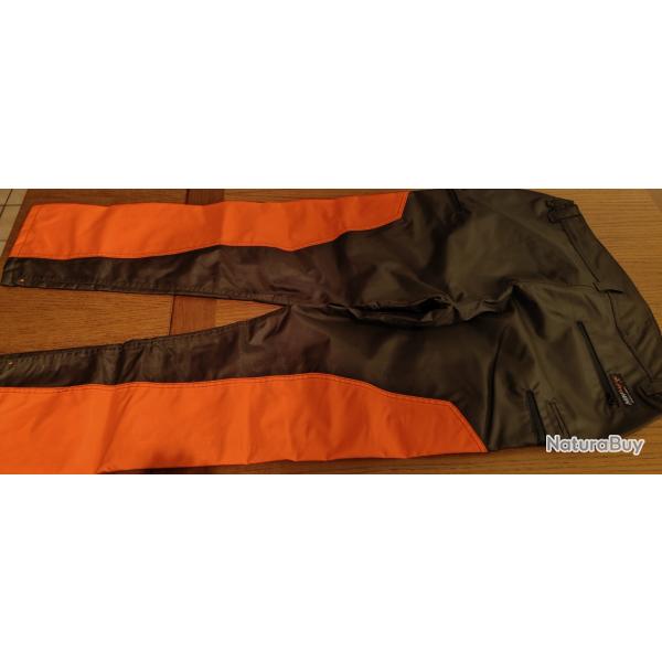 Pantalon De Traque Homme Pro Hunt Verney Carron Attila Kaki/Orange taille 52