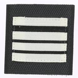 Grade / Galon de Poitrine Gendarmerie D&eacute;partementale Commandant Souple